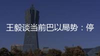 王毅谈当前巴以局势：停火止暴是当务之急
