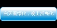 白天看绿化，晚上赏亮化