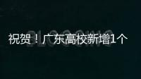 祝贺	！广东高校新增1个1‱、4个1‰和4个1%学科