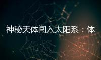 神秘天体闯入太阳系：体积惊人，秒速疑超60公里，年底到达近地点