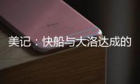美记

：快船与大洛达成的两年1800万合同中包含第二年的球队选项