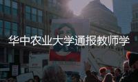 华中农业大学通报教师学术不端问题处理情况：撤销职务 解除聘用合同