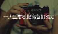 十大生态板提高营销能力赢品牌战