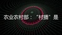 农业农村部：“村播”是乡村振兴的新型人才