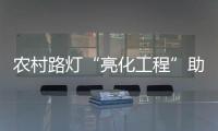 农村路灯“亮化工程”助乡村振兴