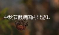 中秋节假期国内出游1.07亿人次，总花费510.47亿元