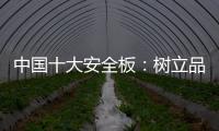 中国十大安全板：树立品牌形象 健康发展