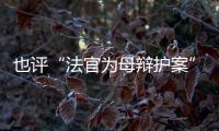 也评“法官为母辩护案”：刑事分案亟待优化