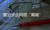 整治涉企网络“黑嘴”
，国家网信办公开曝光一批典型案例