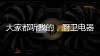 大家都听我的，厨卫电器请选金牌电器!