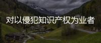 对以侵犯知识产权为业者限制缓刑适用