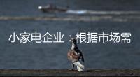 小家电企业：根据市场需求而变 努力成为行业弄潮者