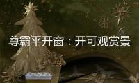 尊霸平开窗
：开可观赏景致 关则静享生活