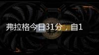 弗拉格今日31分，自10年沃尔后拉斯维加斯夏季联赛状元秀单场最高得分