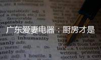 广东爱妻电器�：厨房才是生活的秀场