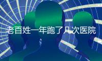 老百姓一年跑了几次医院
？花了多少钱？最新数据来了