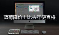 蓝莓降价！比去年便宜将近20%