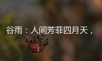 谷雨：人间芳菲四月天，且惜春光且前行