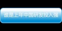 谁是上年中国研发投入强度最高的企业？