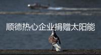 顺德热心企业捐赠太阳能路灯	，用爱心照亮永泰小学校园