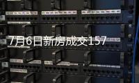 7月6日新房成交157套、二手房71套；涨价房源74套