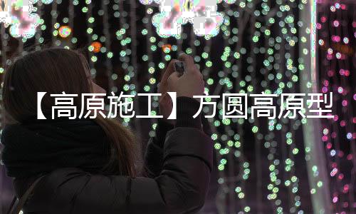 高原高原服务于该矿山建设