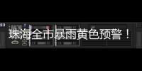 珠海全市暴雨黄色预警
！