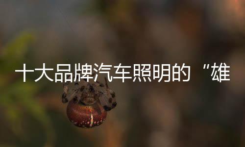 在树立汽车照明品牌形象时