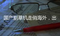 国产割草机走俏海外，出口额同比增长近六成