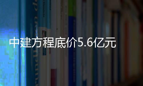 中建摘得宅地容积率1.62