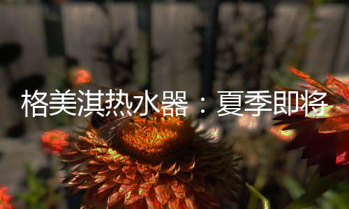 智能的格美燃气热水器