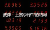 波津
	：上赛季绿军的结局并非我们所愿 但这就是NBA的常态