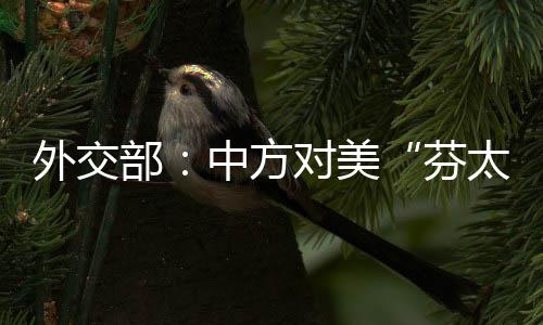 外交美方承诺取消91%关税