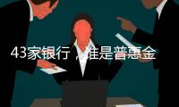 43家银行
，谁是普惠金融领头羊	？｜2024年度“金标杆”